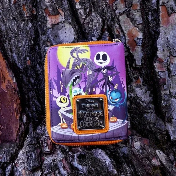 Loungefly Disney Nightmare Before Christmas Exclusive Cameo Zip Around‎ Wallet - Picture 2 of 6